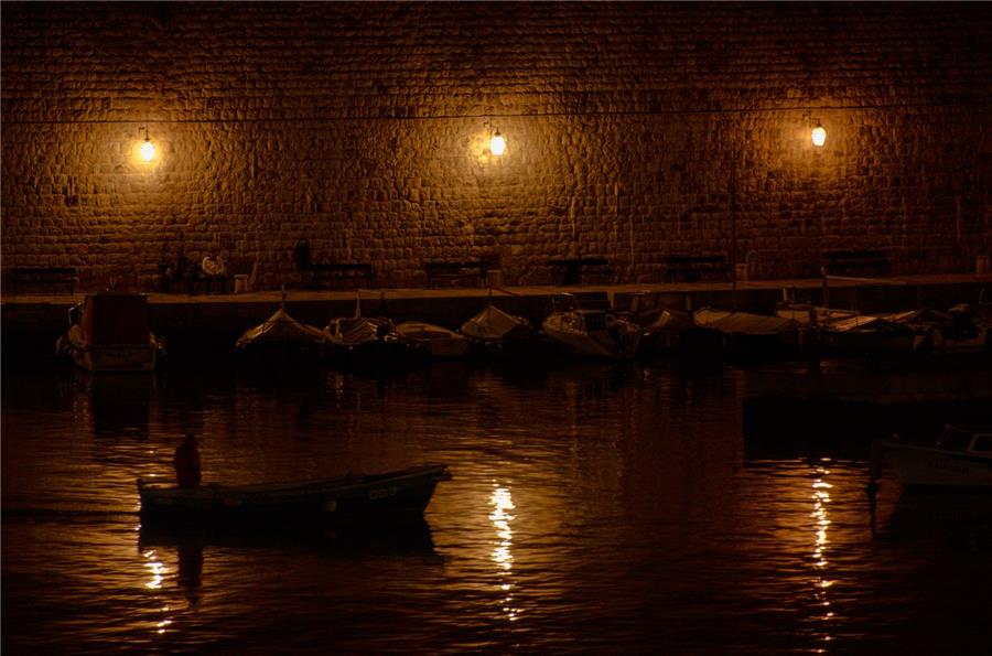 Evening views of Dubrovnik