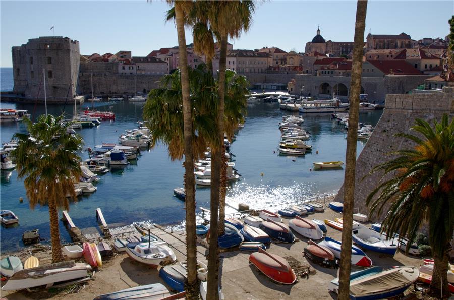 The bay of Dubrovnik